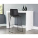 Cal 43.5 inch Antique Black Barstool, Set Of 2